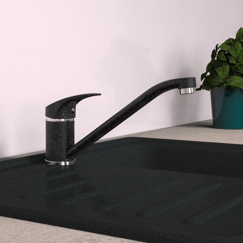 EISL Kitchen Mixer Tap GRANIT Black and Chrome