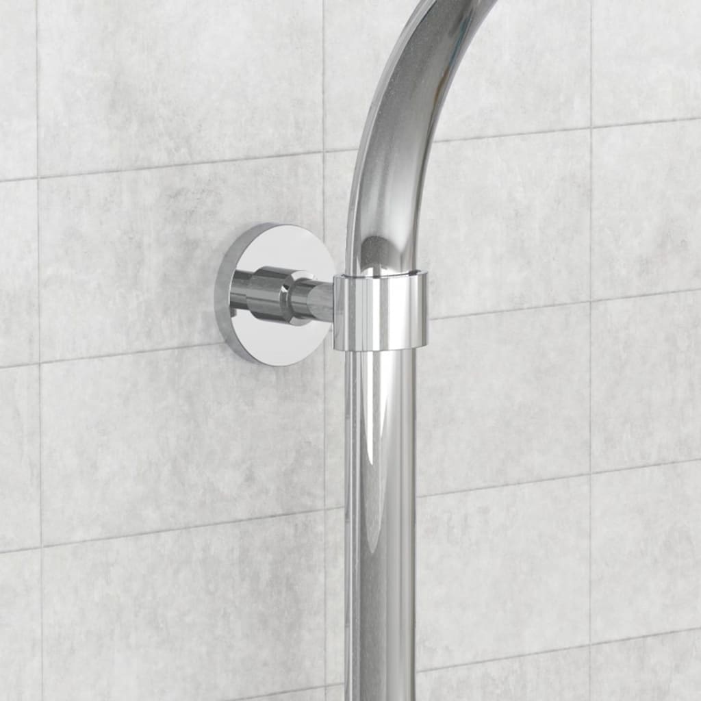 EISL Chrome Overhead Shower and Handheld Set - Bend