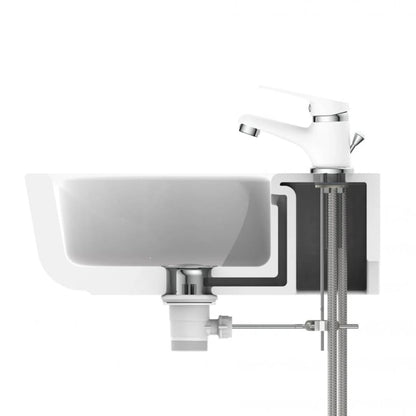 EISL Basin Mixer SPEED White