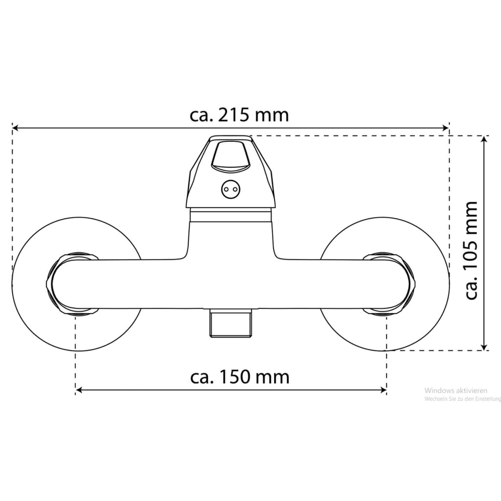 EISL Shower Mixer SPEED White - Bend