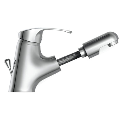 Basin Mixer with Pull-out Spray VICO Chrome