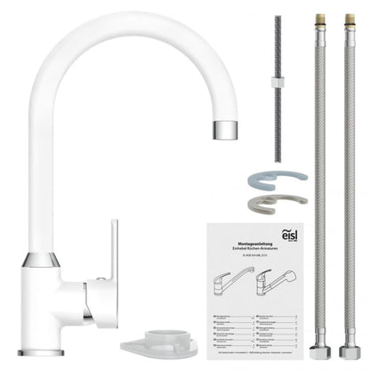 Kitchen Mixer Tap DIZIANI White-chrome