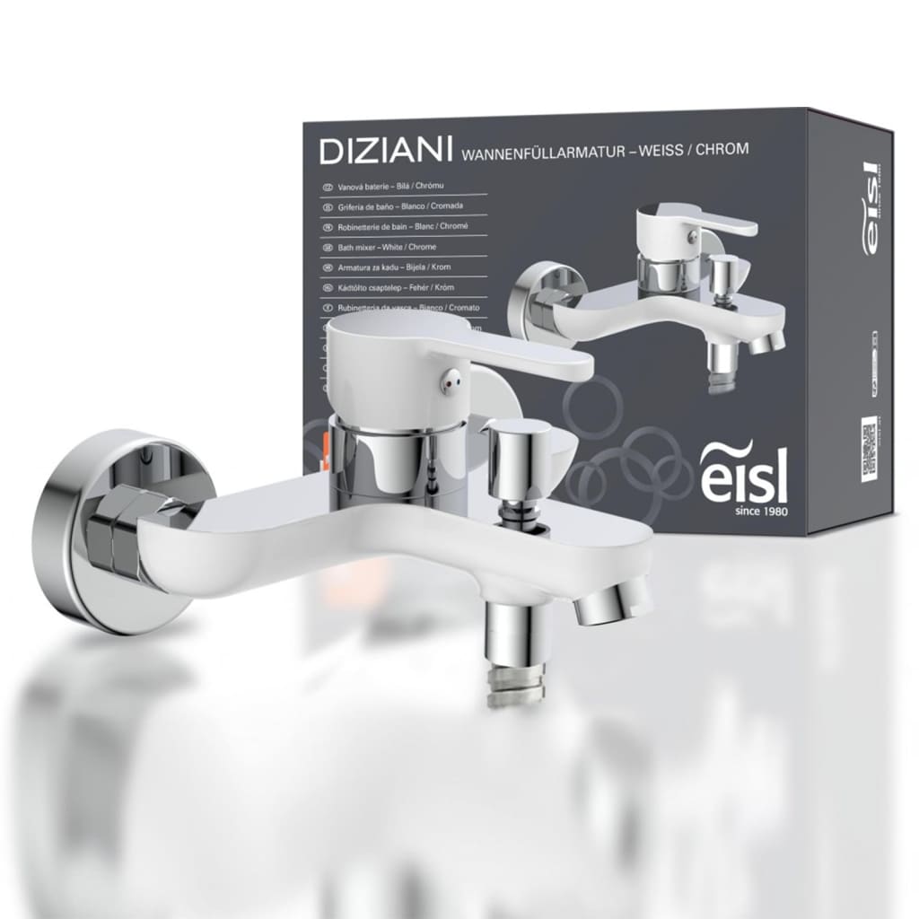 EISL Bathroom Mixer DIZIANI White-chrome - Bend