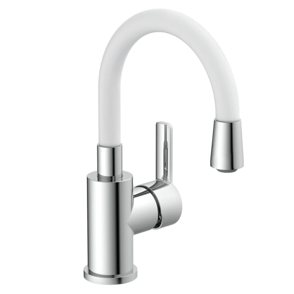 EISL Basin Mixer FLEXO Chrome-white - Bend