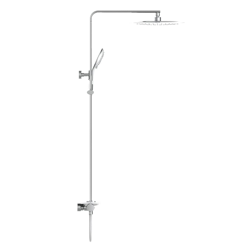 Overhead Shower Set with Thermostatic Mixer GRANDE VITA Chrome-white