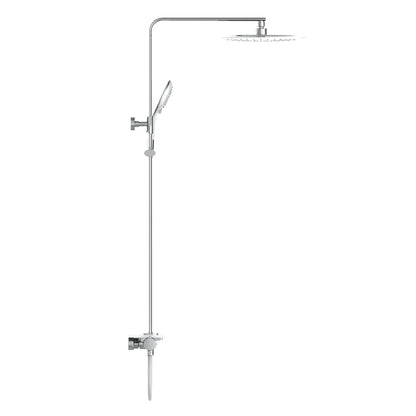 Overhead Shower Set with Thermostatic Mixer GRANDE VITA Chrome-white