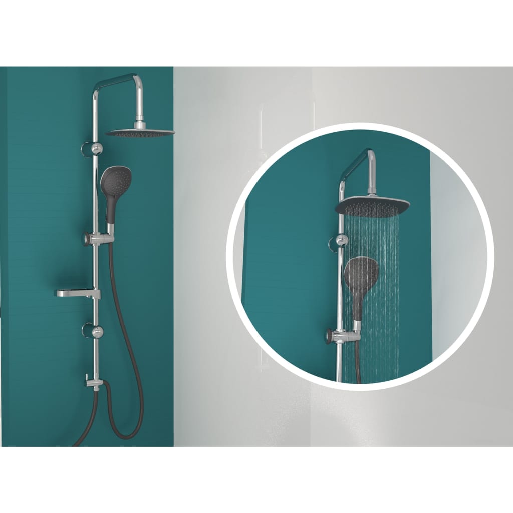 Shower Set DUSCHTRAUM Chrome and Black