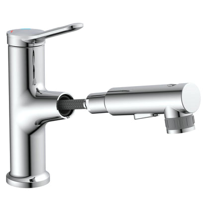 EISL Basin Mixer VARIABILE with Pull-out Spray Chrome - Bend