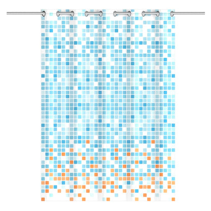 EISL Shower Curtain with Blue-Orange Mosaic 200x180x0.2 cm - Bend