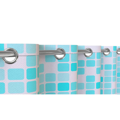 EISL Shower Curtain with Blue-Orange Mosaic 200x180x0.2 cm - Bend