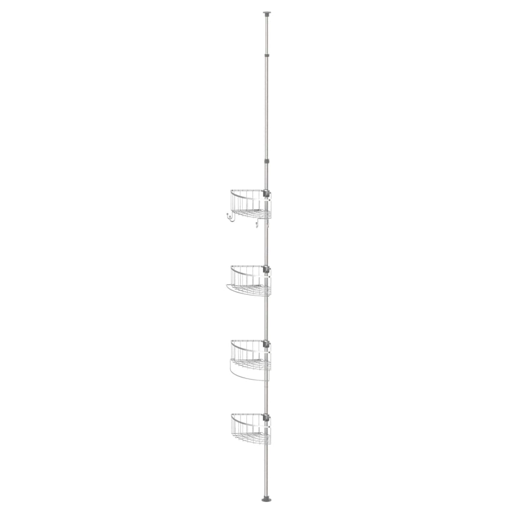 Telescopic Corner Shower Shelf Chrome